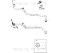 Condotto d. bassa/alta pressione, Climatizzatore posteriore per FORD FIESTA