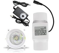 Condotto di Estrazione da 2 Pollici, Ventola a Forte velocità del Vento, Scarico in Linea da 12 V, 32 Cfm, 18 W, valvola di ritegno per Serra, Bagno per Animali Domestici, Tenda, Stanza, seminterrato