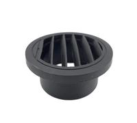 Condotto di Scarico dell'Aria for riscaldatore Diesel da 60 mm/75 mm, connettore Girevole Rotondo Piatto, Nero, for Auto, Camion, Furgone, Camper.(60mm)