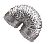 Condotto di ventilazione flessibile in alluminio da 80-300 mm con morsetti for cappa aspirante da bagno e cucina, lunghezza 2-5 m(3.0m,170mm)
