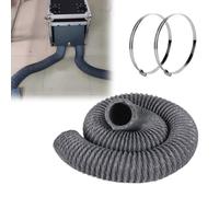 Condotto flessibile in nylon da 2,5 e 10 m for cappa aspirante con 2 morsetti, tubo flessibile di sfiato for aspirapolvere/vapore/spazi ristretti(L 16.4ft/5M,Dia 150MM/5.9IN)