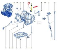 Condotto Olio Per DACIA DUSTER SANDERO LOGAN DUSTER JOGGER 1.0 TCe 118724601R