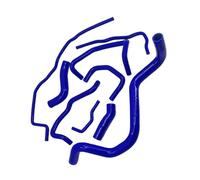 Condotto refrigerante Compatibile Con Per Golf Per GTI MK4 1.8T 2000 2001 2002 2003 2004 2005 2006 Kit Tubi Flessibili Radiatore Liquido Raffreddamento Del Motore In Silicone(Blue)