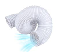 Condotto Tubo Di Ventilazione Flessibile, Condotto Di Scarico Aria Condizionata, Tubo Di Scarico Aria Condizionata Portatile Evacuazione Per Asciugatrice Cappa Aspirante, Diametro 5,9/5,1''
