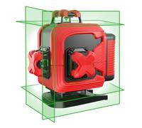CONDTROL - FLIESEN 4D Green Line Laser - Portata di livello 30 m - 4 linee - Accensione indipendente dalla linea - 2 modalità operative - Fornito con accessori
