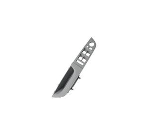 Conducente di auto Porta Finestra Interruttore Pannello di copertura Trim Maniglia compatibile con E90 Serie 3 320 325 330 Maniglia porta anteriore sinistra 2005-2011(Model D Gray)
