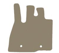 Conducente per Dacia Duster III SUV 06.2024-…, Beige scuro Tappeti Tappetino