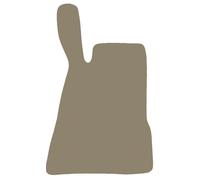 Conducente per Smart Roadster 2003-2005, Beige scuro Tappeti Tappetino