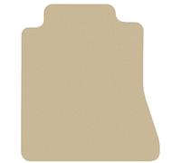 Conducente tappetino per Ford Mustang GT 2018-..., Beige velluto