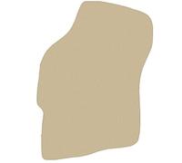 Conducente tappetino per Rover 45 , MG ZS berlina, H/B 1999-2005, Beige velluto