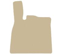 Conducente tappeto per Audi Q5 III GU petrol, mHEV 2024-…, Beige velluto