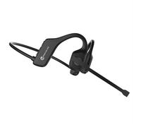 Conduction Labs Air X3 Auricolari Wireless open-ear ad audio direzionale con microfono ad asta ENC, Nero