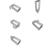Conduit Bracket for 80x40mm Box - 20mm Cable Management No-Drill Mount