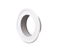 Conduttura bianco finitura rosone da 110 mm, tubo di metallo flessibile valvola a soffitto/Vent flangia Spigot collare tubo fine RM110