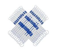 Cone Bar Confezione Da 2 Barre Riflettenti Per Coni Stradali Asta Di Barriera Retrattile Per Strade Parcheggi Luoghi Di Lavoro - Palo Di Collegamento Estensibile Per(White and blue,20 Pcs)