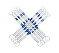 Cone Bar Confezione Da 2 Barre Riflettenti Per Coni Stradali Asta Di Barriera Retrattile Per Strade Parcheggi Luoghi Di Lavoro - Palo Di Collegamento Estensibile Per(White and blue,8Pcs)