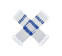 Cone Bar Confezione Da 2 Barre Riflettenti Per Coni Stradali Asta Di Barriera Retrattile Per Strade Parcheggi Luoghi Di Lavoro - Palo Di Collegamento Estensibile Per(White and blue,12Pcs)