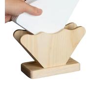 Cone Coffee Filter Holder, Cone Filters Paper Organizer Rack Wooden | Coffee Bar Accessories, Vintage Filter Paper Holder for Cafe, Home, Bakery