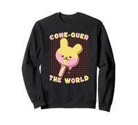 Cone-quer Il Mondo Ice Pop Kawaii Carino Divertente Felpa