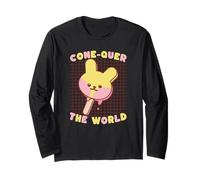 Cone-Quer Il Mondo Kawaii Bunny Ice Pop Maglia a Manica