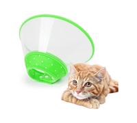 Cone Recovery Dog Cone Adjustable Dog Collar Clear Padded Collar with Breathable Soft Edge, Plastic Puppy Cone Protect The Neck Surgery Recovery,small