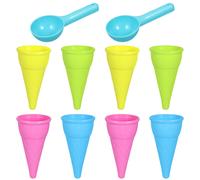 Cone Scoop Sets Beach Sand Toys Gioca Casa Giocattolo Stampo Di Sabbia