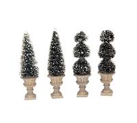 Cone-Shaped & Sculpted Topiaries Set of 4 Cod. 34965