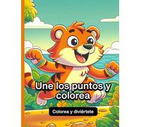 Conecta los Puntos: Animales Salvajes: Libro de actividades para niños 3-8 años con 15 retos de puntos a líneas que estimulan concentración, coordinación y motricidad fina