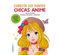 Conecta los puntos: Chicas Anime Volumen 2: Libro de conectar los puntos para adultos y adolescentes