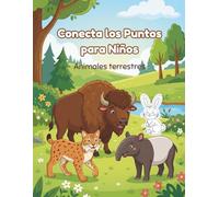Conecta los Puntos para Niños: Animales Terrestres