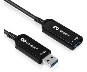 ConectEo Cavo Di Prolunga USB 3.1 Gen.2 AOC Fibra Ottica 10Gbps
