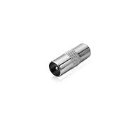 conecto adattatore per antenna, presa F su spina coassiale IEC, adattatore per il collegamento di connessioni IEC a connessioni satellitari