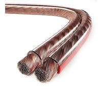 conecto cavo per altoparlanti, cavo per altoparlanti CCA, 2x2.50mm² colore: trasparente 30 metri