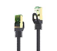 conecto CC50451 Cavo di rete Ethernet RJ45 (S/FTP, PIMF, CCA AWG26 / 7), con cavo crudo Cat7, 3,00m (1x), nero