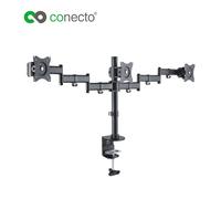 Conecto Monitor LCD LED TFT 3 Schermi Supporto Da Tavolo VESA 100x100