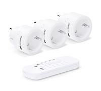 Outlet Radio 3er Set + 1x Telecomando 2300 Watt Fino 30m Interruttore Wireless