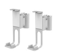 conecto Supporto da parete per altoparlante compatibile con Sonos® One, Sonos® One SL, Sonos® Play:1, portata: 3 kg, set da 2, bianco