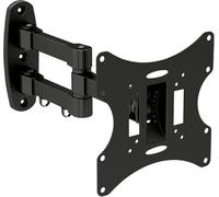conecto Supporto da parete per monitor TV, universale inclinabile e orientabile con braccio articolato, max. VESA 200x200 mm, per schermi da 17-42 pollici fino a 30 kg, nero