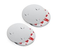 conecto, supporto magnetico, attacco magnetico, utilizzabile universalmente, magnetico e con foro, adatto per rilevatori di fumo, 60mm, set da 2