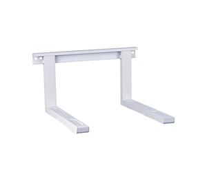 conecto supporto universale/microonde per montaggio a parete, staffe regolabili in lunghezza (38,5-53,5 cm), larghezza staffa 43 cm, capacità di carico max 35,0 kg, bianco