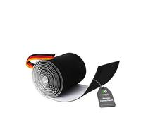 Conecto - Tubo per cavi in neoprene con chiusura in velcro, universale, 0,5 m, colore: Nero/Bianco