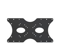 conecto universale VESA, placa adaptadora, de uso universal, VESA 50x50 e 400x200, 1 pieza, nero