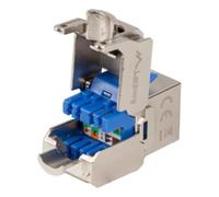 Modulo connettore di rete Lanberg KSFA-3000 RJ-45 Cat6a schermato flat ABS/Metallo