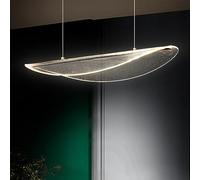 CONERY Illuminazione a Sospensione a LED dimmerabile in Oro Lampadario Moderno Lampada a Sospensione a LED Lampada a Sospensione a LED per soffitti 3000/4500 / 6000K Colore Regolabile Lampada a