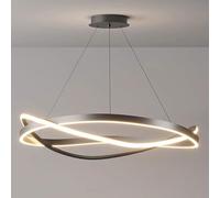 CONERY Lampada a Sospensione Moderna a LED, Semplice, Rotonda, dimmerabile, lampadario da Interno, Regolabile, Lampada a Sospensione Creativa, Lampada da soffitto per Sala da Pranzo, corridoio