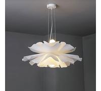 CONERY Lampadario a fiore bianco Dimmerabile Lampada a sospensione moderna a LED Lampada a sospensione in acrilico Illuminazione interna minimalista 3000-6000K Decorazioni per la casa nordica