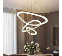 CONERY Lampadario a LED nidificato Illuminazione a Sospensione dimmerabile Lampada a Sospensione Moderna a LED per la casa Illuminazione in Alluminio e Acrilico Illuminazione Interna Semplice