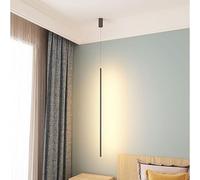 CONERY Lampadario LED a Sospensione in Lega di Alluminio - Moderna Illuminazione Interna Nera per la Casa