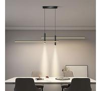 CONERY Lampadario lineare 3000-6000K Lampada a Sospensione Creativa Lampada a Sospensione a LED Minimalista Decorazioni per la casa Moderne Illuminazione a LED in Ferro per Interni Illuminazione a