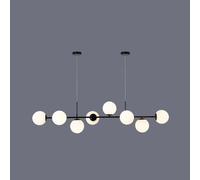 CONERY Moderno E27 Lampadario a Globo Regolabile 6 luci / 8 luci Lampada a Sospensione Lampada a Sospensione in Vetro Nordico a Semi-Incasso per Sala da Pranzo Corridoio Camera da Letto